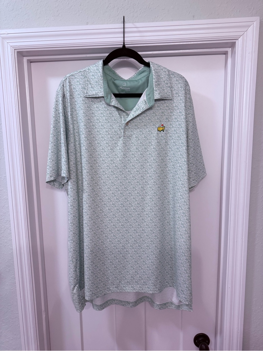 Masters Tech Polo - Mint Green w Concessions Design